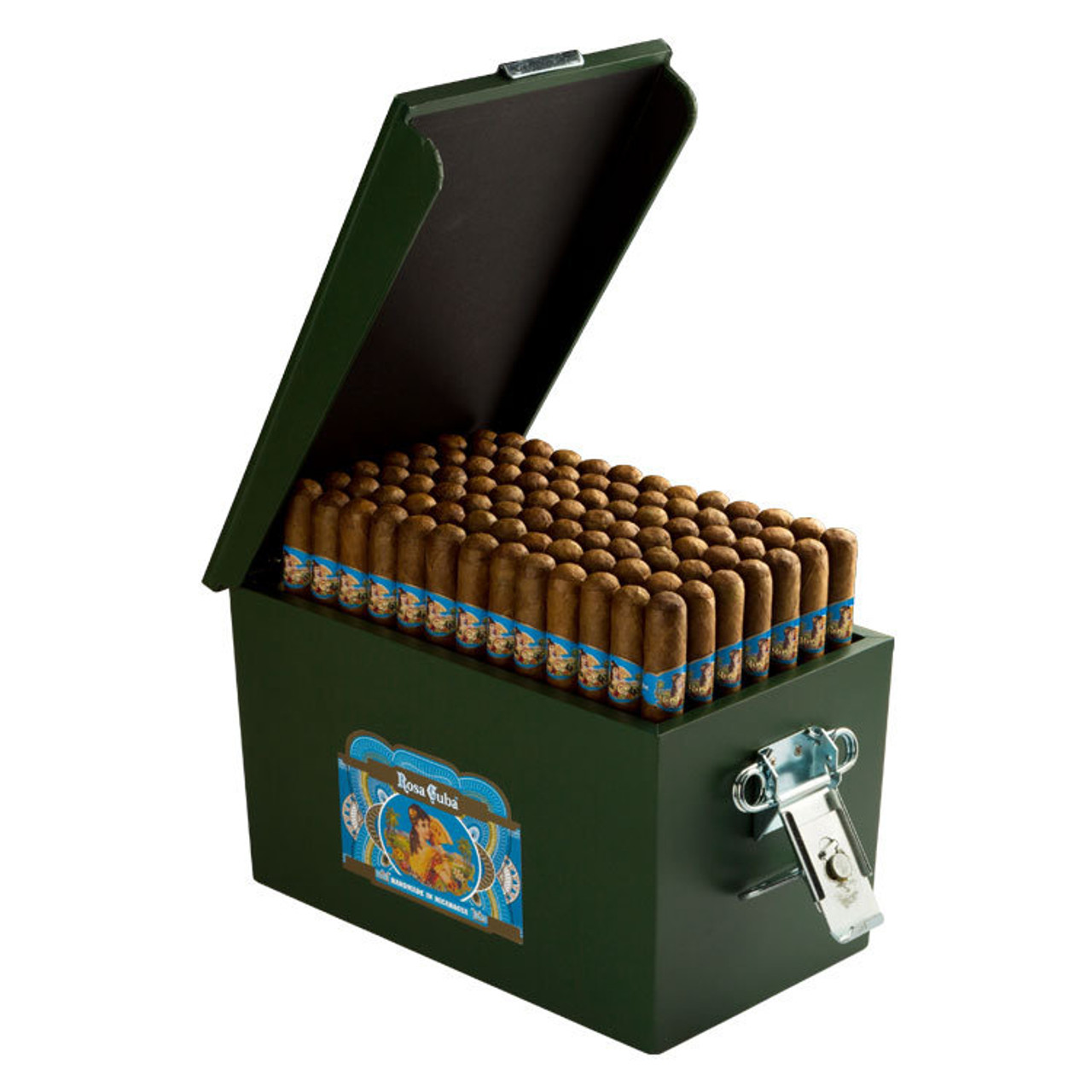 Rosa Cuba Ammo Can Cigars - 6 x 50 (Ammo Box of 91) Open