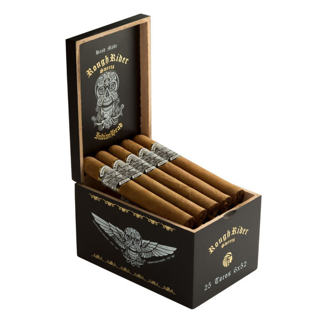 Rough Rider Sweets Churchill Cigars - 7 x 50 (Box of 25) *Box