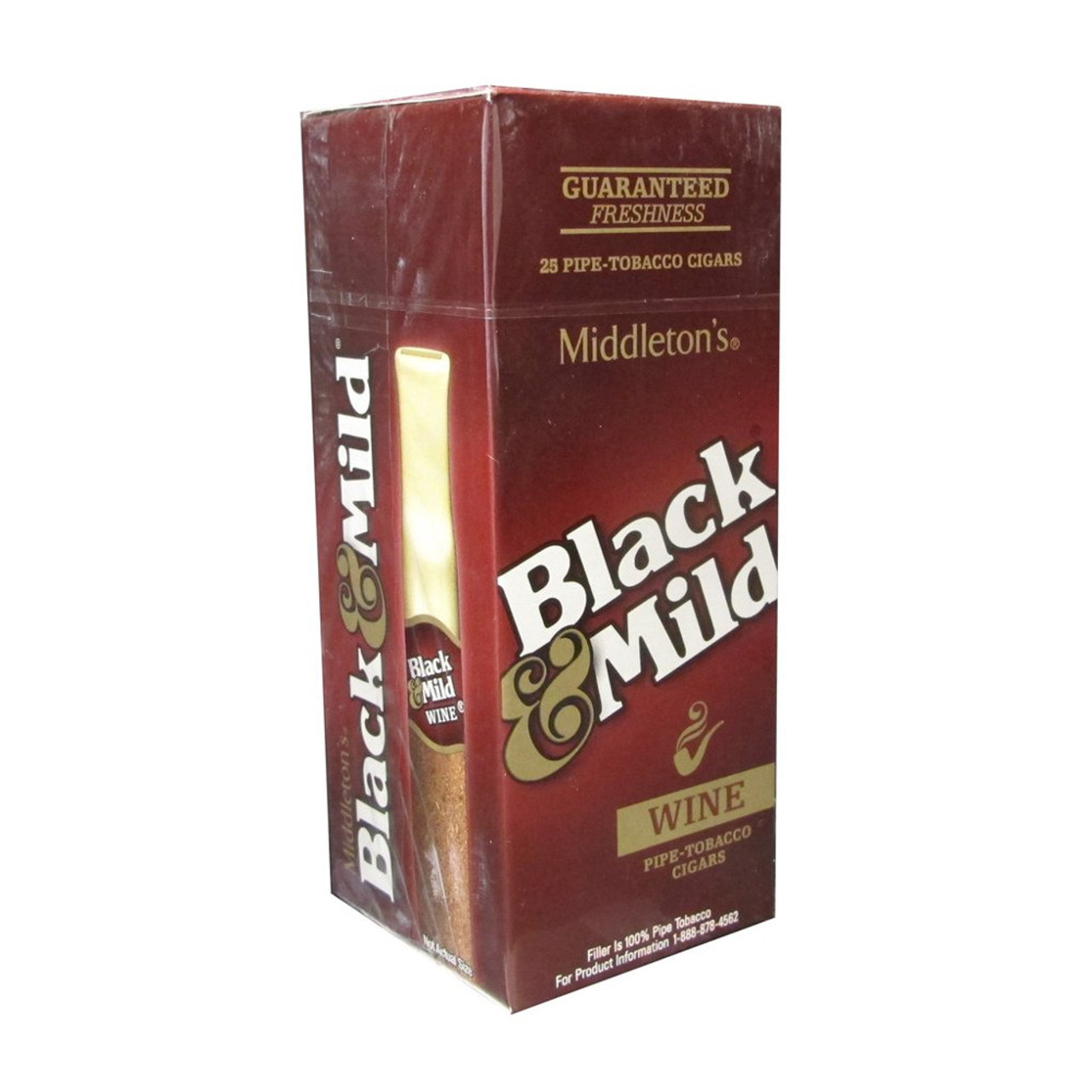 Black & Mild Wine Cigars (Box of 25) - Natural *Box