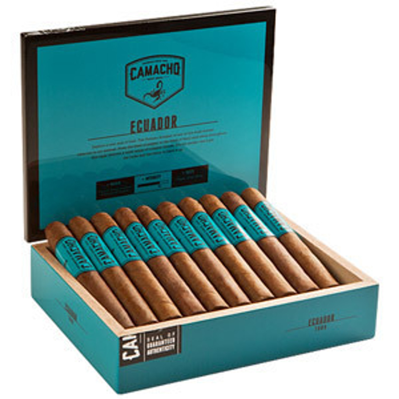 Camacho Ecuador Toro Cigars - 6 x 50 (Box of 20) Open
