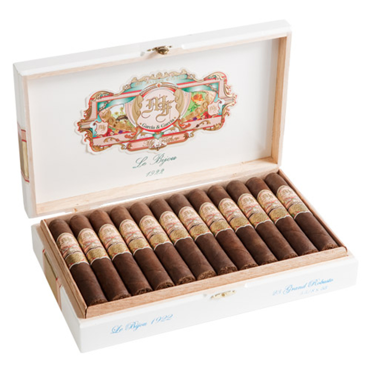 My Father Le Bijou 1922 Grand Robusto Cigars - 5.62 x 55 (Box of 23) Open