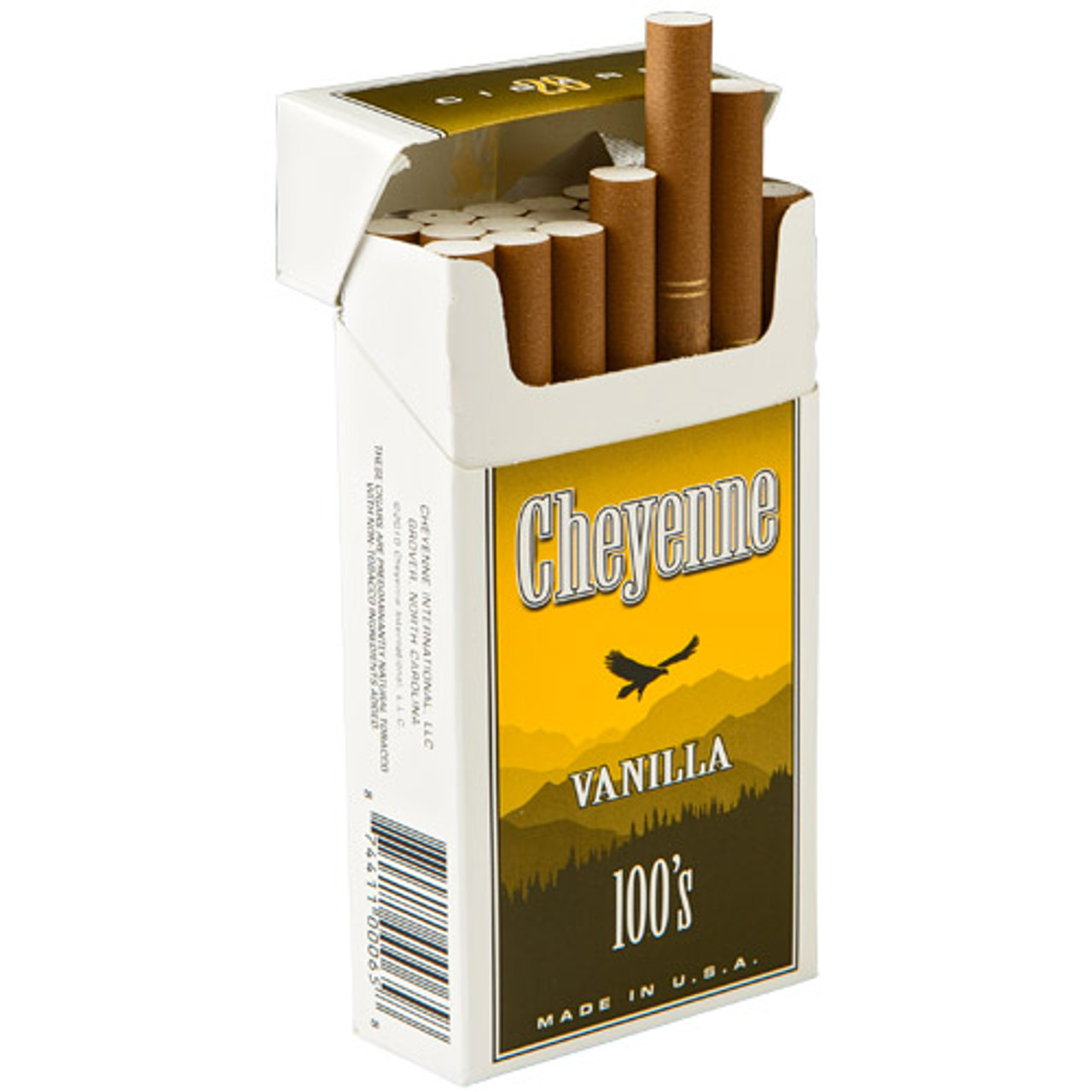 Cheyenne Filtered Vanilla Cigars (10 Packs of 20) - Natural