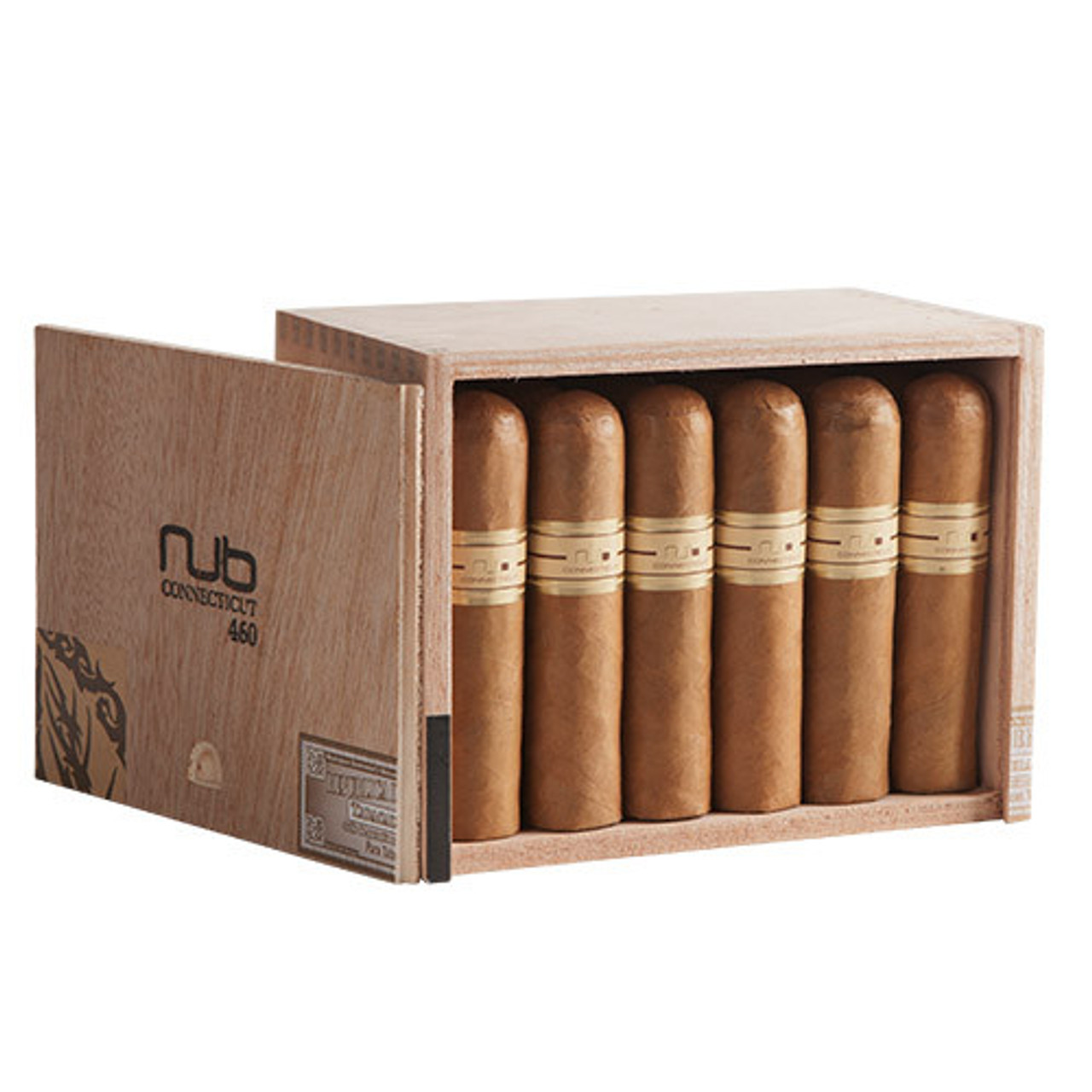 Nub 460 Connecticut Cigars - 4 x 60 (Box of 24) Open