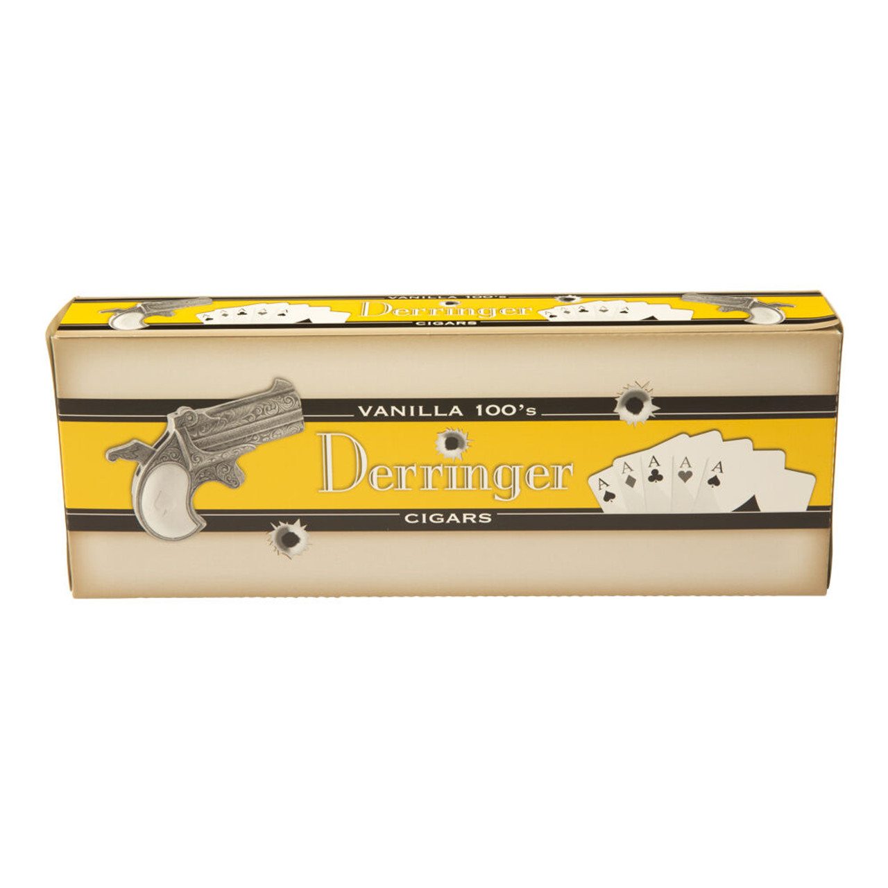 Derringer Filtered Vanilla Cigars (10 Packs of 20) - Natural