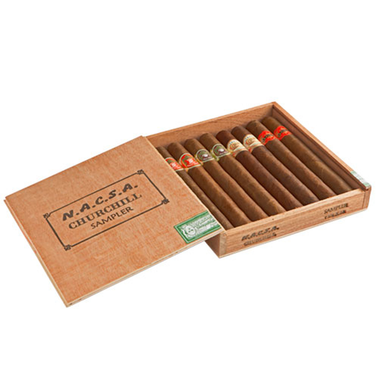 Cigar Samplers NACSA Churchill Sampler Cigars - 7.25 x 54 (Box of 8)