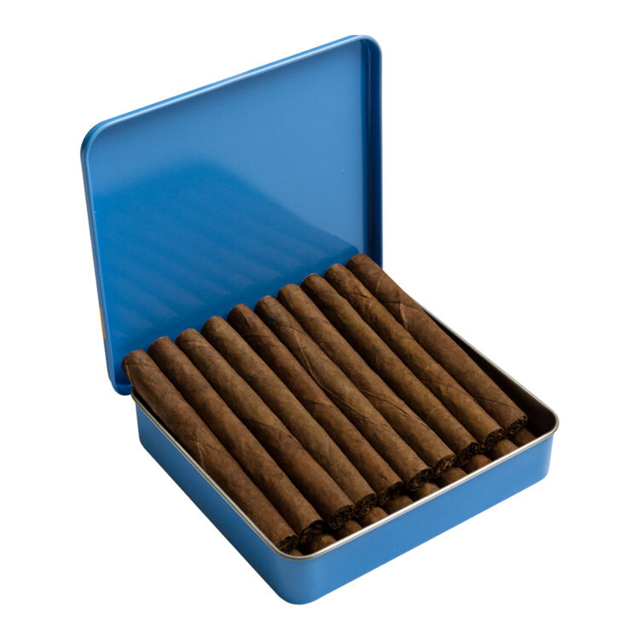 Romeo y Julieta 1875 Mini Blue Mild Cigars - 2.88 x 20 (5 Tins of 20 (100 total)) Open