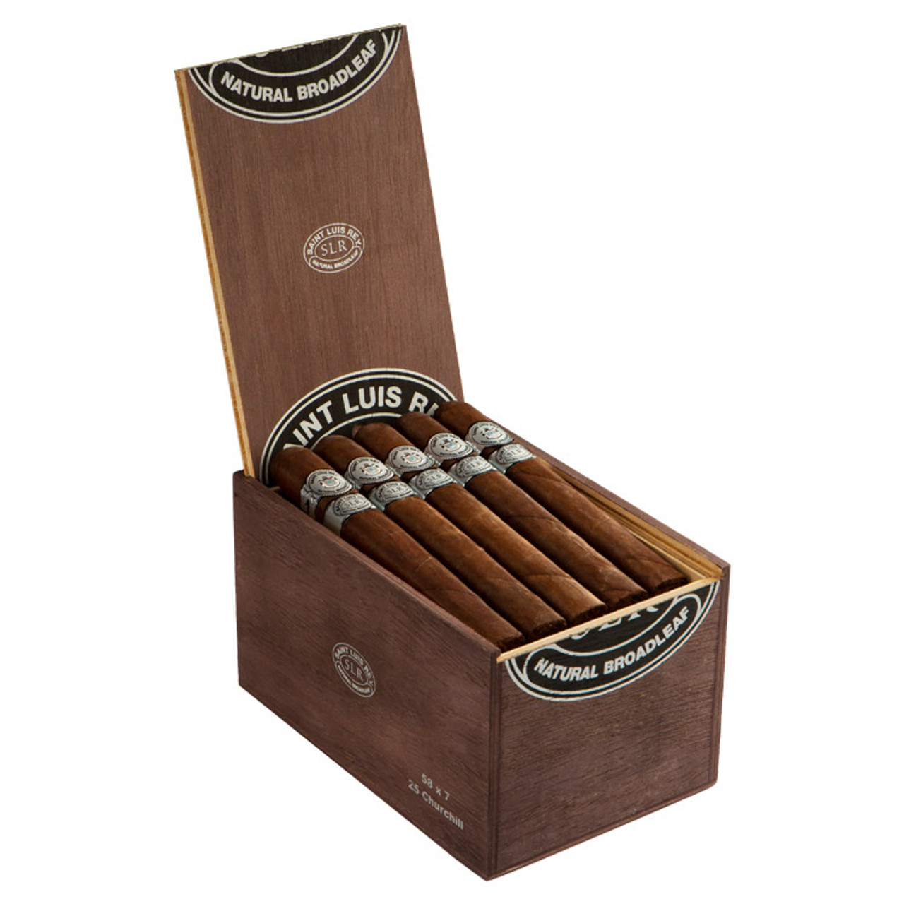 Saint Luis Rey Natural Broadleaf Churchill Cigars - 7 x 58 (Box of 25)
