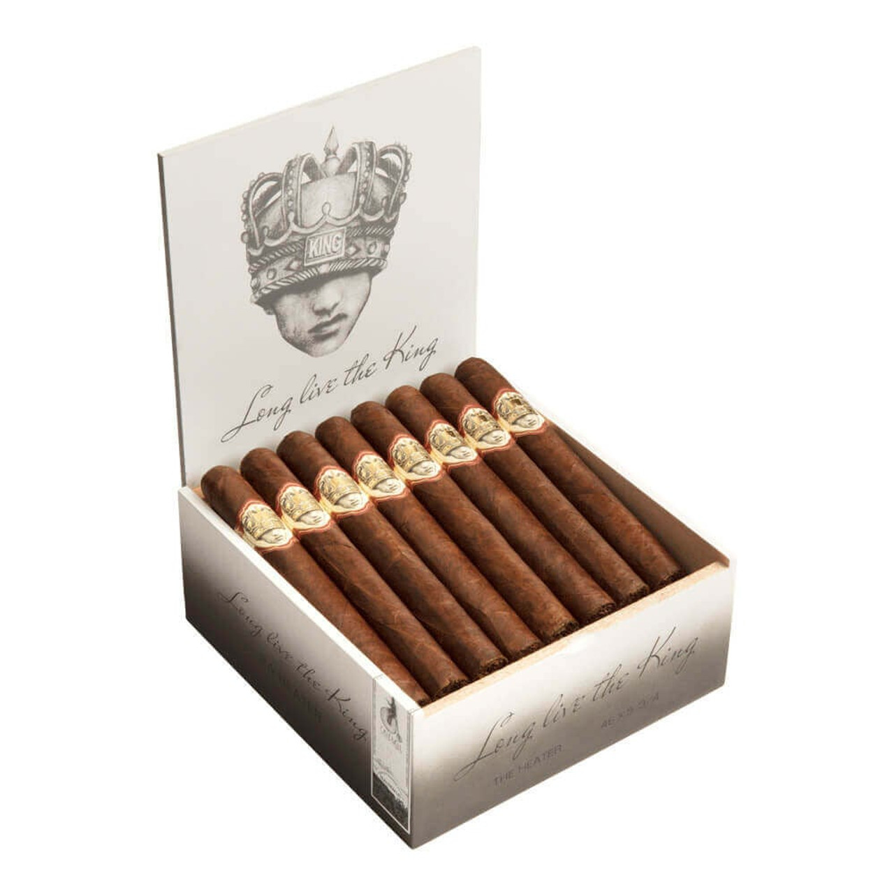 Caldwell Long Live The King The Heater Cigars - 5.75 x 46 (Box of 24) Open