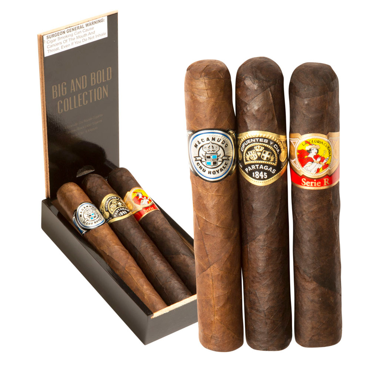 Cigar Samplers Big and Bold Collection Cigars (Box of 3)