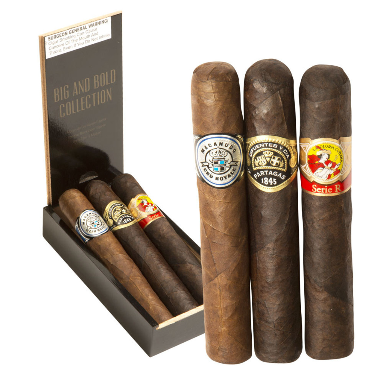 Cigar Samplers Big and Bold Collection Cigars (Box of 3) *Box