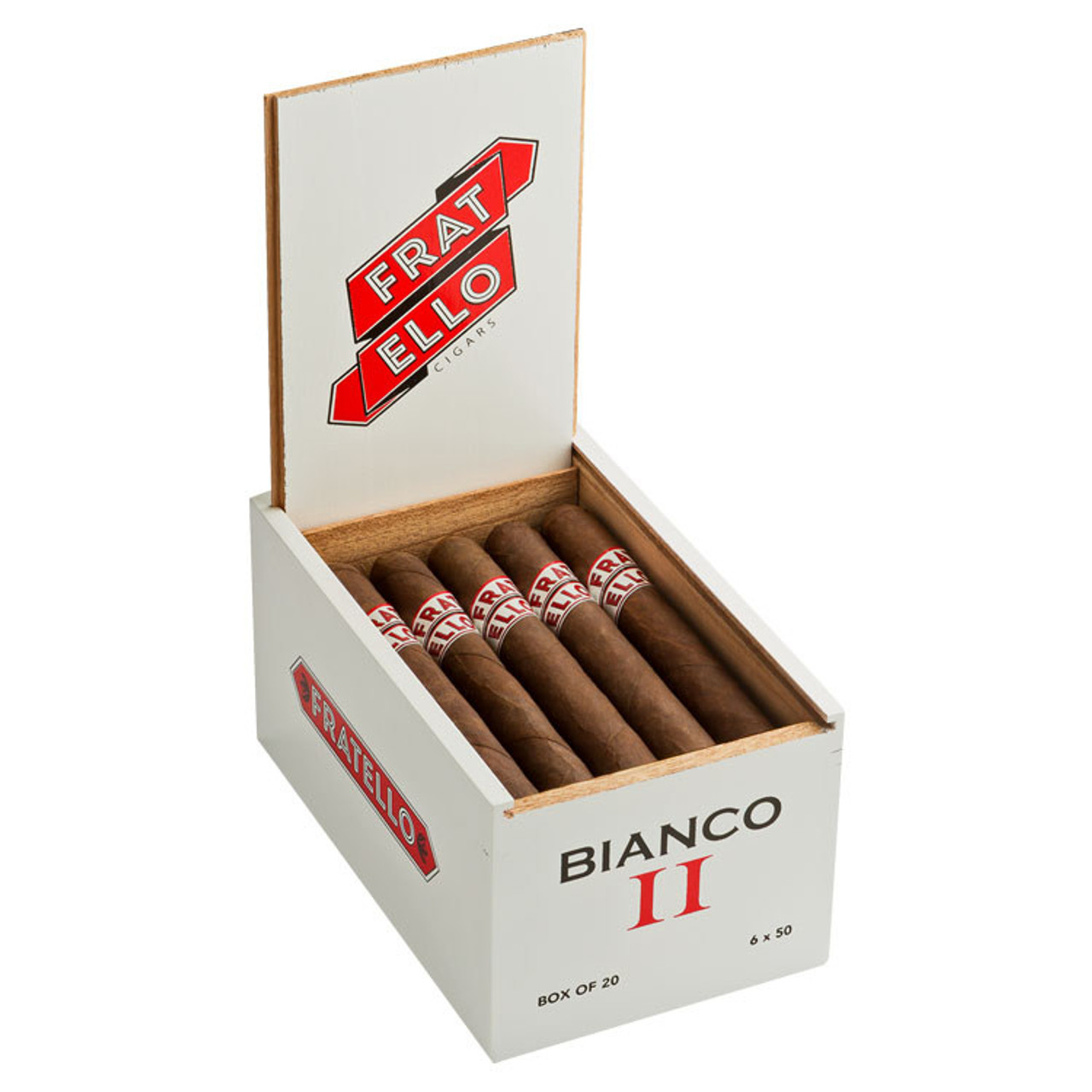 Fratello Bianco Bianco II Cigars - 6 x 50 (Box of 20) *Box