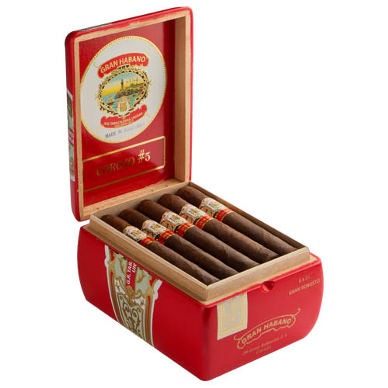 Gran Habano #5 Corojo Imperiales Cigars - 6 x 60 (Box of 20)