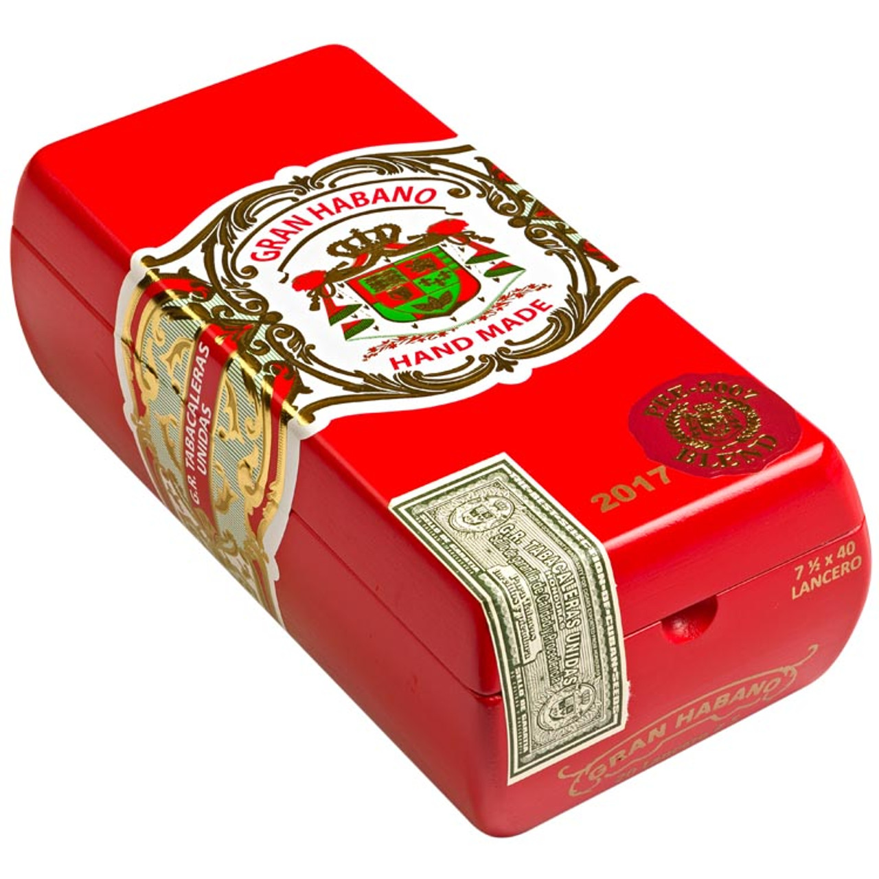 Gran Habano #5 Corojo Lancero Cigars - 7.5 x 40 (Box of 20)