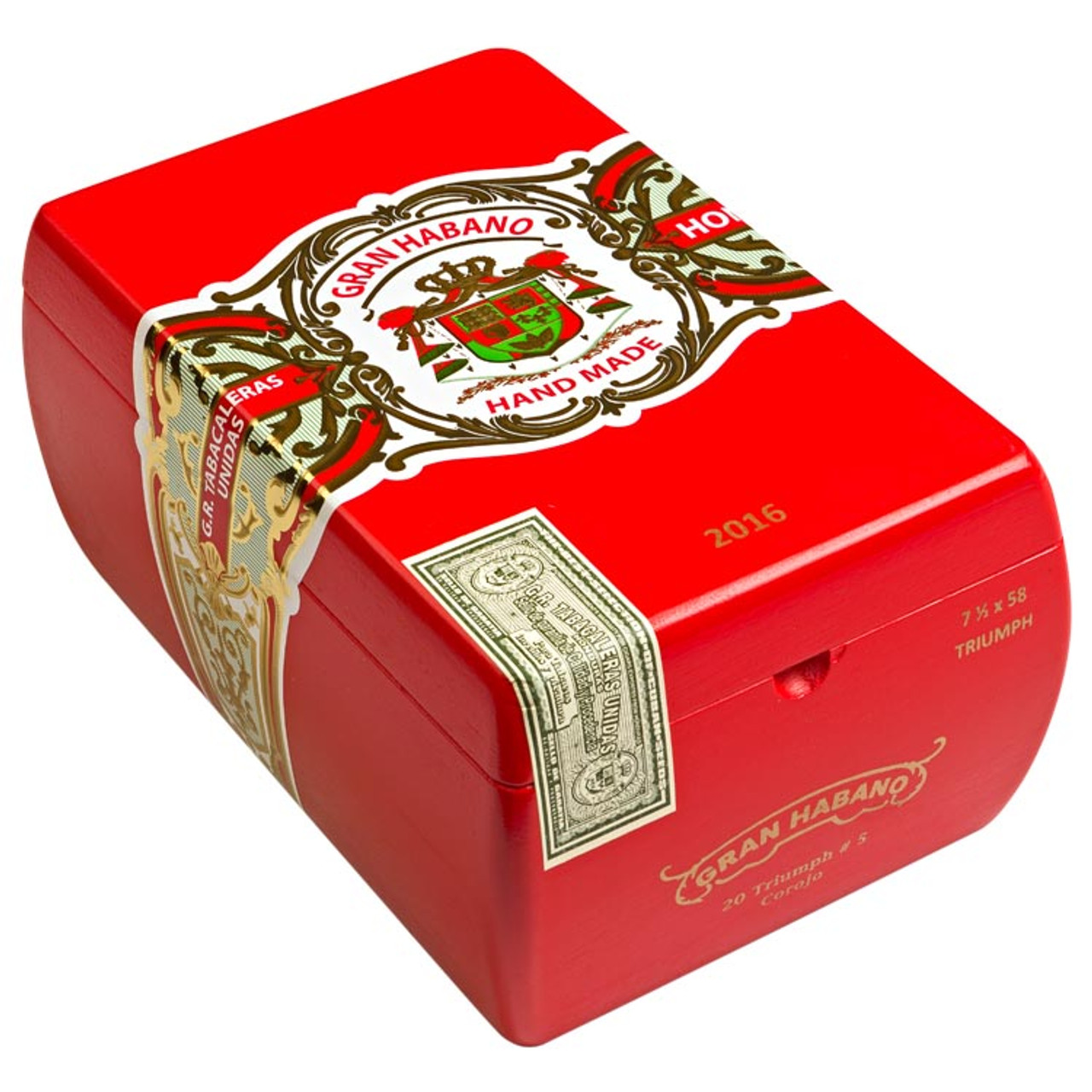 Gran Habano #5 Corojo Triumph Cigars - 7.5 x 58 (Box of 20)