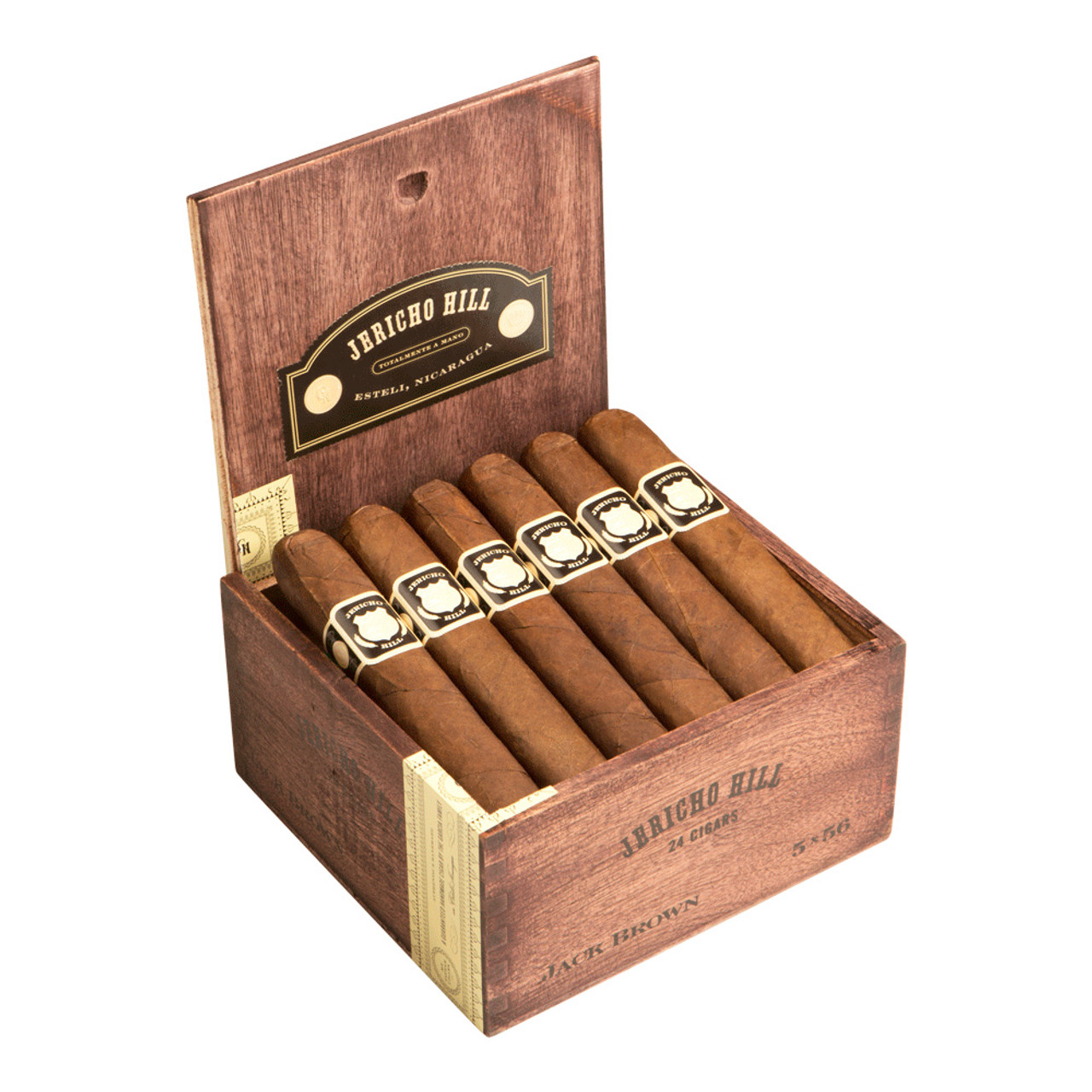 Jericho Hill Jack Brown Cigars - 5 x 56 (Box of 24)