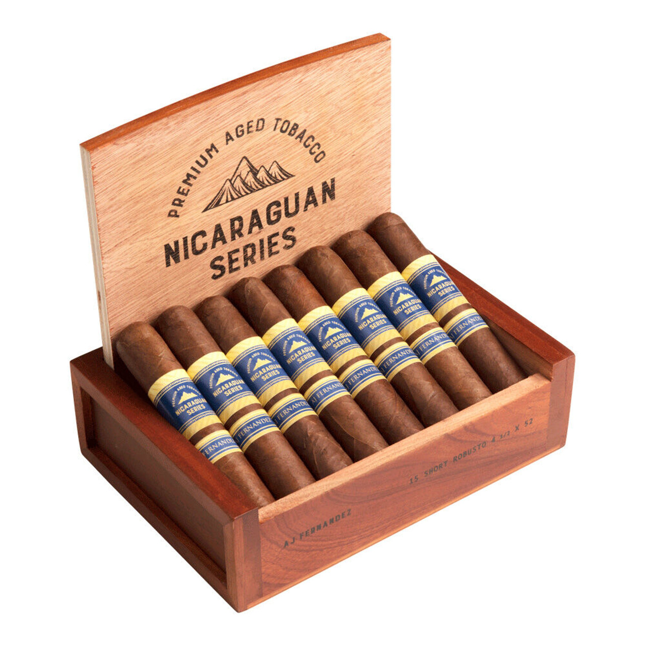 Nicaraguan Series by AJ Fernandez Rothschild Cigars - 4.5 x 52 (Box of 15) Open