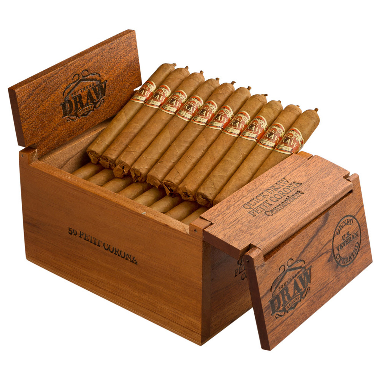 Southern Draw Quickdraw PA Broadleaf Corona Gorda Cigars - 4.5 x 44 (Box of 25) *Box
