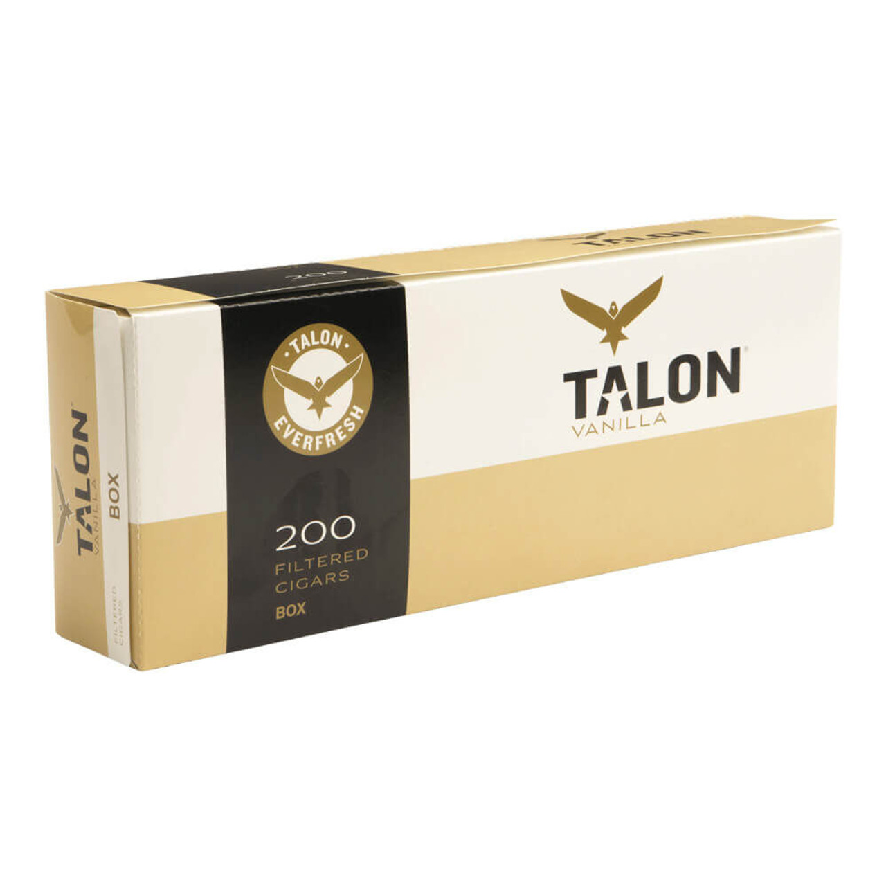 Talon Filtered Vanilla Cigars - 3.87 x 20 (10 Packs of 20) *Box