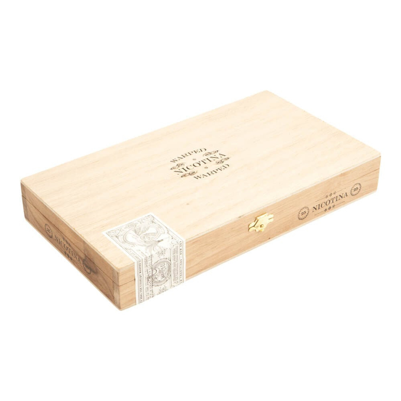 Warped Nicotina Belicoso Boxed Pressed Cigars - 5.5 x 52 (Box of 25) *Box