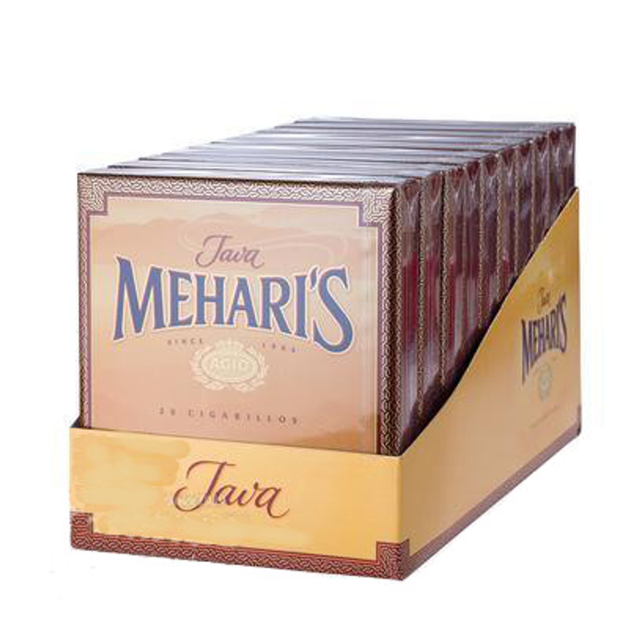 Agio Mehari's Cigarillos Java Cigars - 4 x 23 (10 packs of 20(200 total)) *Box