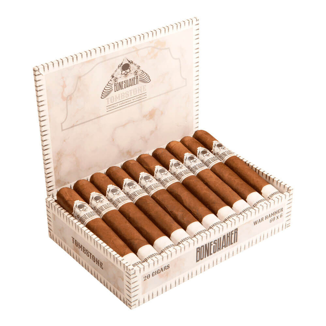 Boneshaker Tombstone War Hammer Cigars - 6 x 60 (Box of 20)