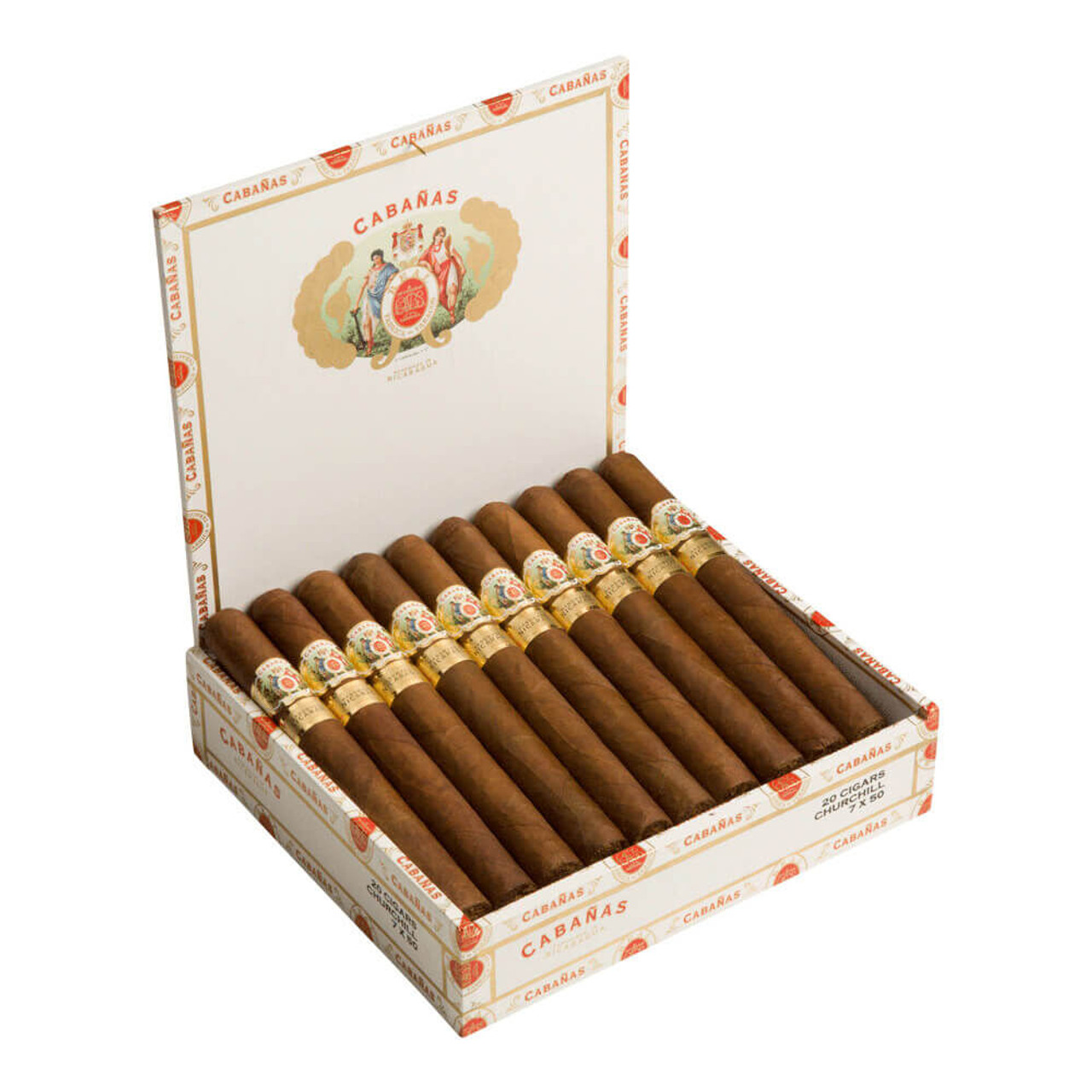 Cabanas Churchill Cigars - 7 x 50 (Box of 20)