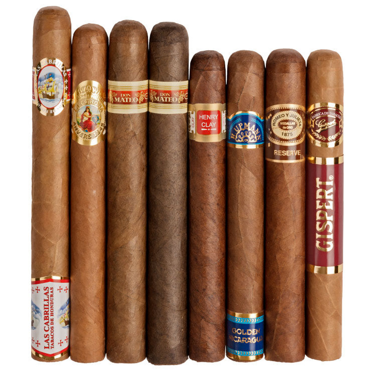 Cigar Samplers Honduran Luxury 8-Cigar Assortment Cigars (Box of 8)