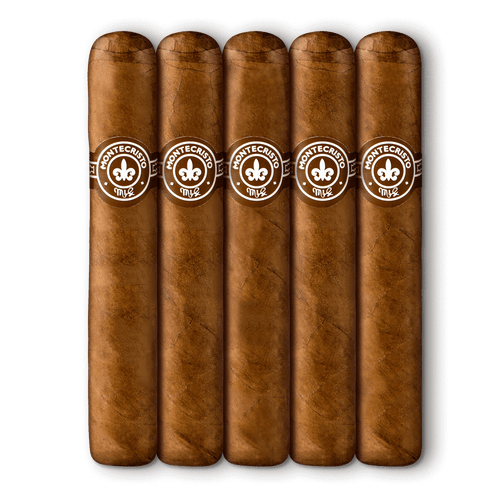 Montecristo Half Corona Cigars - 4.25 x 42 (Pack of 5) *Box