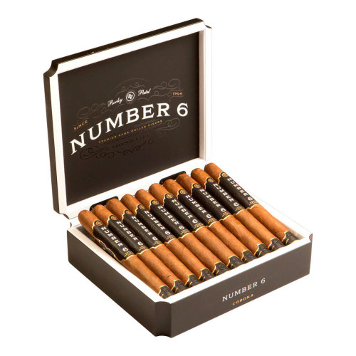 Rocky Patel Number 6 Toro Cigars - 6.5 x 52 (Box of 20) Open