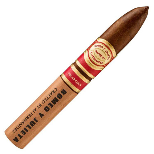 Romeo y Julieta Crafted by AJ Fernandez Belicoso Cigars - 6 x 52 (Pack of 5)