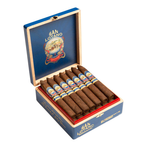 AJ Fernandez San Lotano Dominicano Torpedo Box Pressed Cigars - 6.5 x 52 (Box of 20) Open