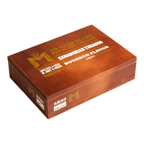 M Bourbon by Macanudo Robusto Cigars - 5 x 50 (Box of 20) *Box