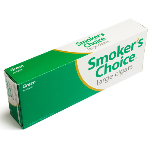 Smoker's Choice Filtered Green Cigars - 3.9 x 20 (10 Packs of 20 (200 total))