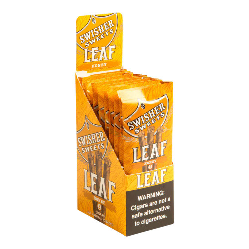 Swisher Sweets Leaf Honey Cigars - 4 x 30 (10 Packs of 3 (30 Total)) *Box