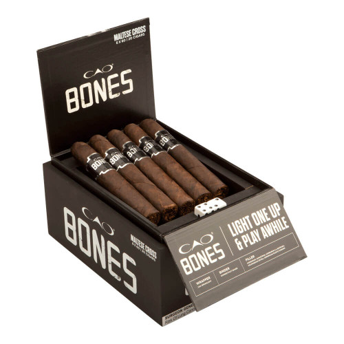 CAO Bones Maltese Cross Gigante  Cigars - 6 x 60 (Box of 20) Open