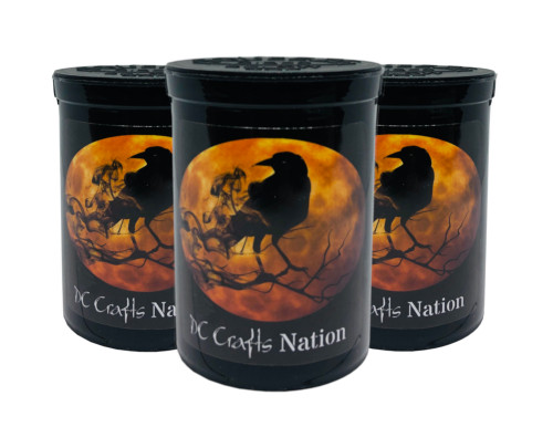 Full Moon Crow Fresh Kettle Pop Top Smell Proof Container 3 Count