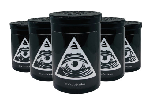 Illuminati Symbol Fresh Kettle Pop Top Smell Proof Container 5 Count