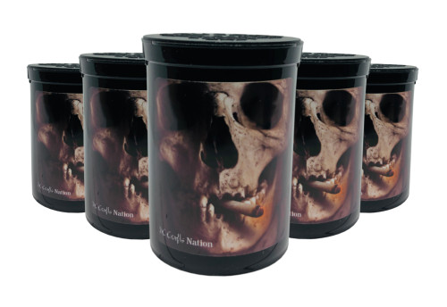 Smoking Skull Fresh Kettle Pop Top Smell Proof Container 5 Count