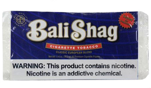 Bali Shag Navy Tobacco 13.7 Oz Pouch - 12 Count