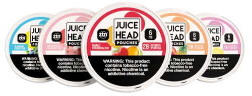 Juice Head Tobacco Free Nicotine 6MG Pouches - 5 Count Variety Pack