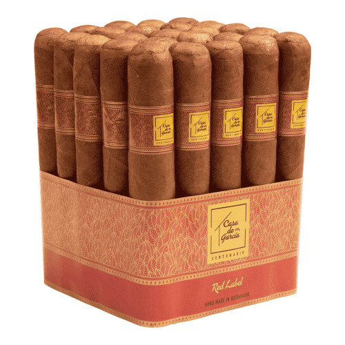 Casa de Garcia Centenario Red Label Magnum Cigars - 6 x 60 (Bundle of 25) *Box