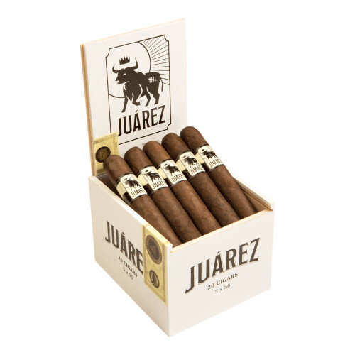 Crowned Heads Juarez Jack Brown Cigars - 5 x 56 (Box of 20) Open