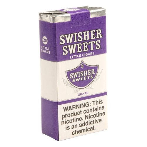 Swisher Sweets Filtered Cigars Grape - 3.94 x 25 (10 Packs of 20 (200 total)) Open