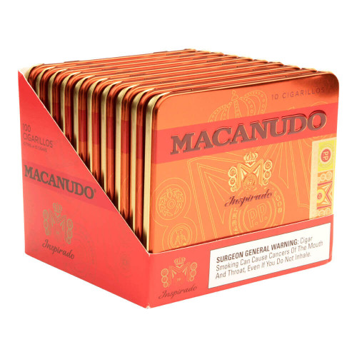 Macanudo Inspirado Orange Cigarillo Cigars - 4.18 x 32 (10 Tins of 10 (100 total)) *Box