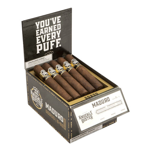 Punch Knuckle Buster Gordo Maduro Cigars - 6.25 x 60 (Box of 20) Open