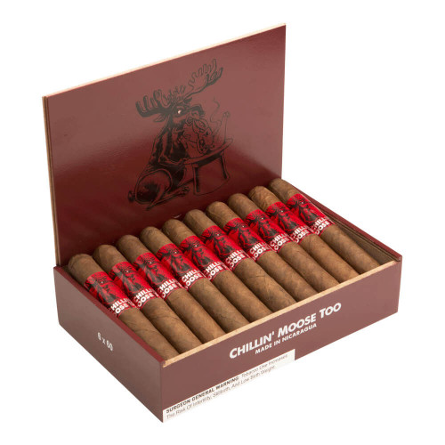 Chillin' Moose Too Gigante Cigars - 6 x 60 (Box of 20) *Open