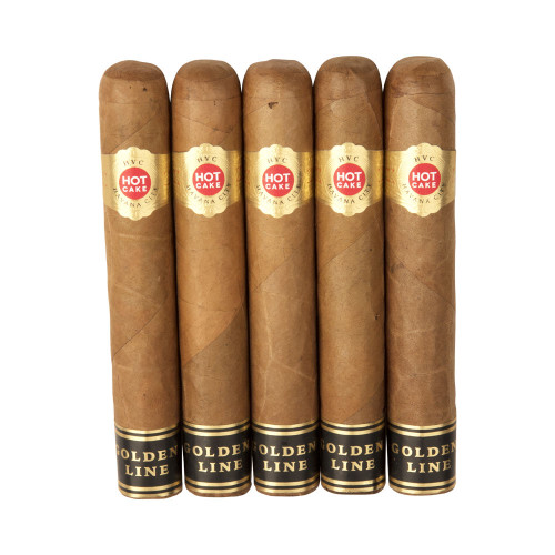 HVC Hot Cake Golden Line Connecticut Gran Canon Cigars - 6 x 60 (Pack of 5) *Box