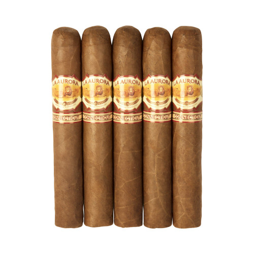 La Aurora 1987 Connecticut Toro Cigars - 5.75 x 54 (Pack of 5) *Box