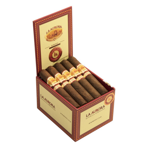 La Aurora 1985 Maduro Robusto Cigars - 5 x 50 (Box of 20) Open