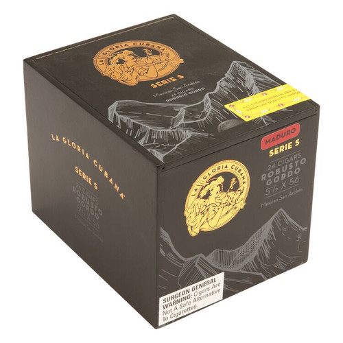 La Gloria Cubana Serie S Robusto Gordo Maduro Cigars - 5.5 x 56 (Box of 24) *Box